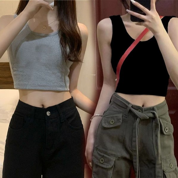 Strap Vest Overtøj Vest WHITE S White S