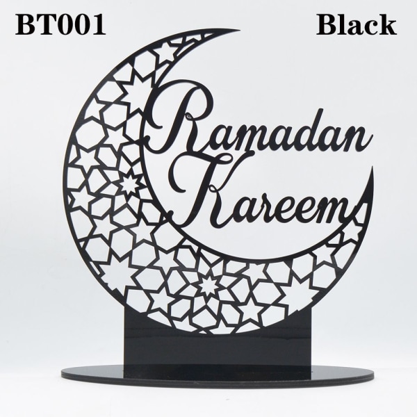 Eid Mubarak Dekor Ramadan Ornament SORT BT001 BT001 black BT001-BT001