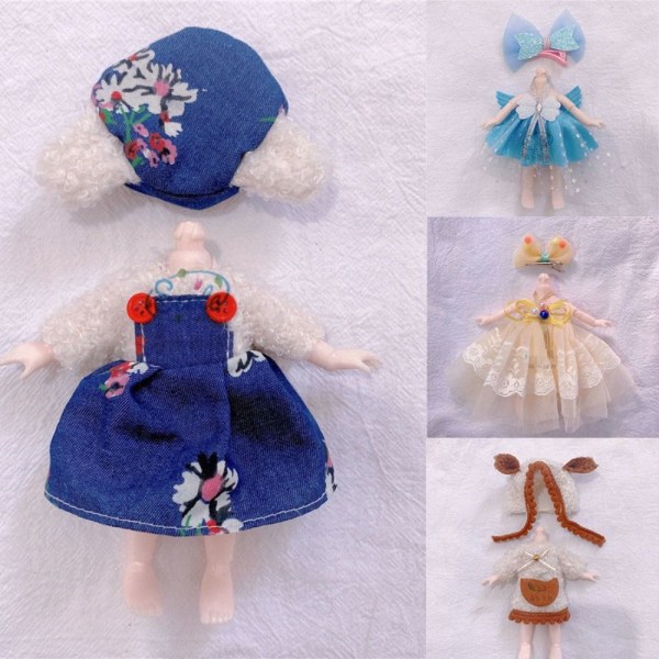 Dockkläder Klänningar Animal Doll Outfit 4 4 4