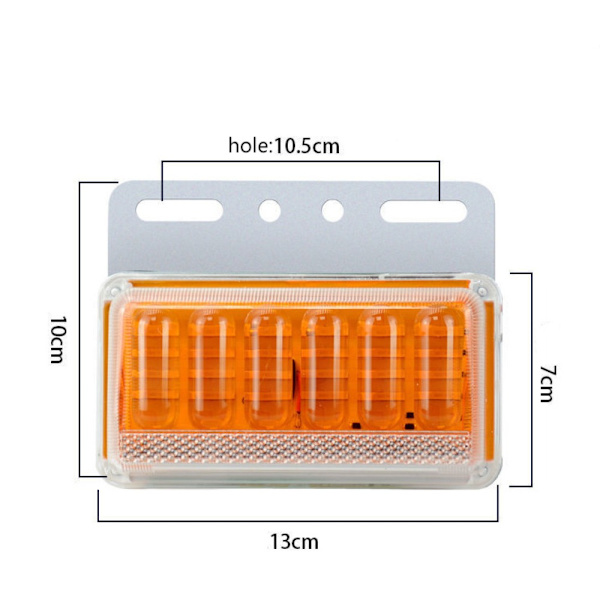 Sivuvalot Ulkovalot KELTAINEN 24V 24V Yellow 24V-24V