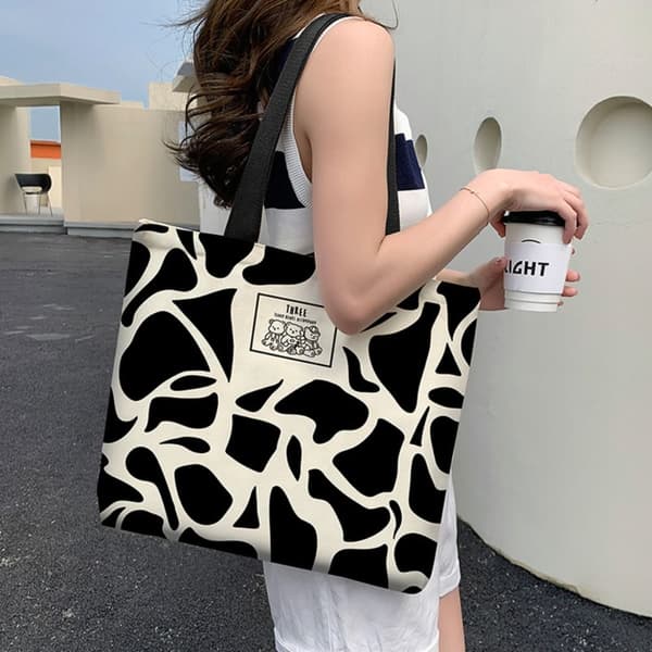 Canvas Shopper Bag Øko Handleveske 1 1 1