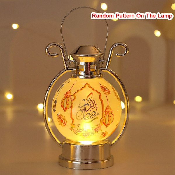 Eid Mubarak Ramadan LED-lamppu LED-lyhtyvalo Style 8