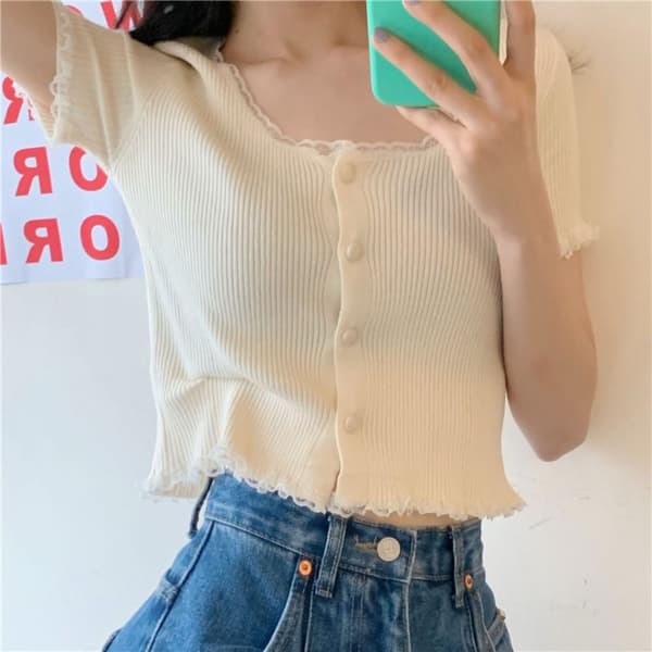 Pitsipaita Croptop PUNAINEN Red