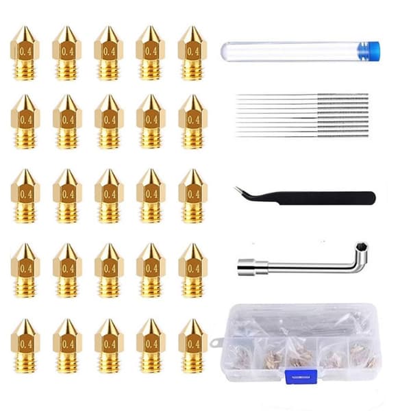 25 stk. 3D-printer MK8 dysekit MK8 dyser