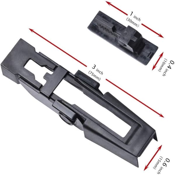 4 stk. Forrudeviskerblade