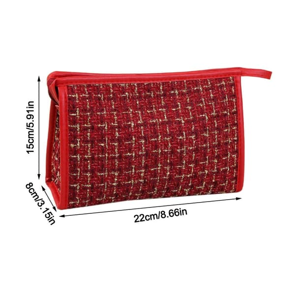 Sminkväska Kosmetikväska VIT White