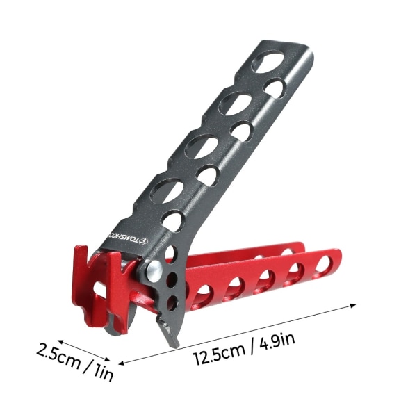 Camping Pan Tilbehør Anti-skoldning Pan Clamp MØRKE GRÅ Dark Grey