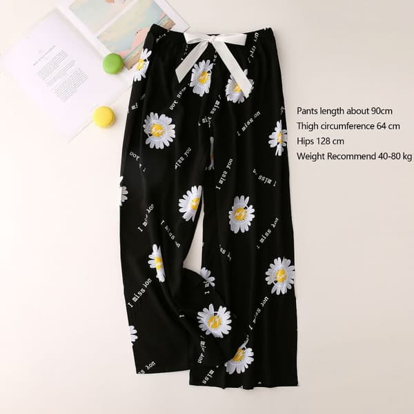 Pyjamasbukser Blomstret Nattøj 9 9 9