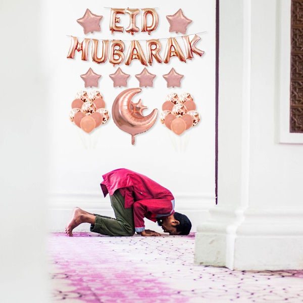 Bokstavballong EID MUBARAK Ballonger TYPE B TYPE B