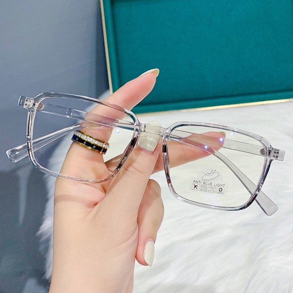 Anti-Blue Light Glasses Oversized Eyeglasses PINK pink
