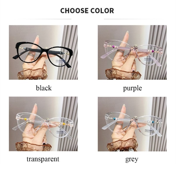 Anti-UV Blue Rays Glasögon Datorglasögon GRÅ grey
