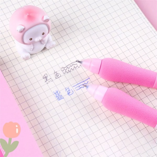 4 STK/Eske Erasable Pen Gel Pen 01-SORT BLEKK 01-SORT BLEKK 01-Black Ink