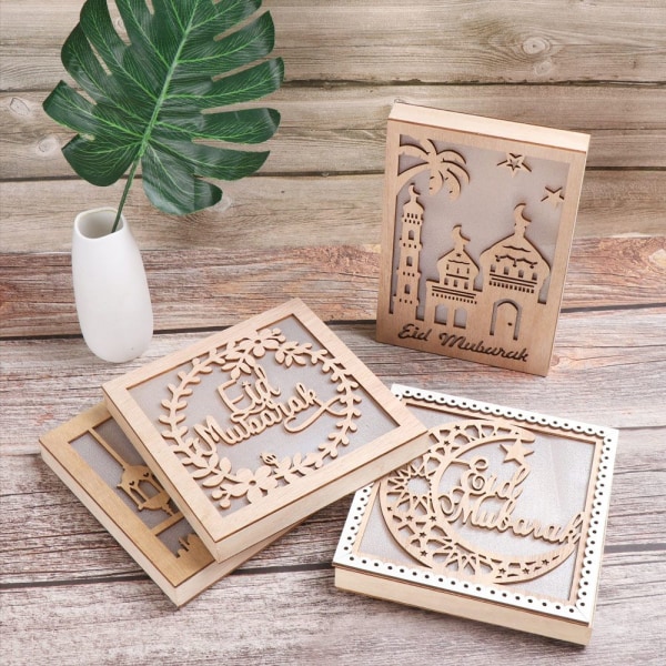 LED-lampor Eid Mubarak C C C