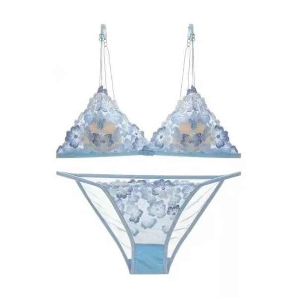 2kpl Fairy Lingerie Set Alusvaatteet BLUE 32/70AB Blue 32/70AB