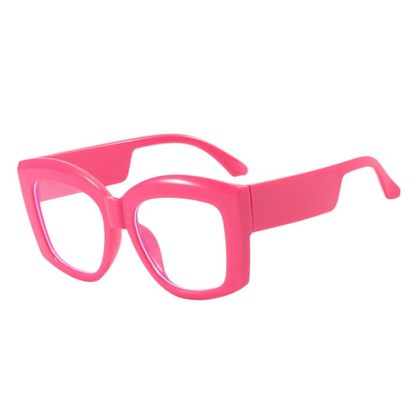 Anti-Blue Light Glasses Neliömäiset silmälasit ROSE RED Rose red