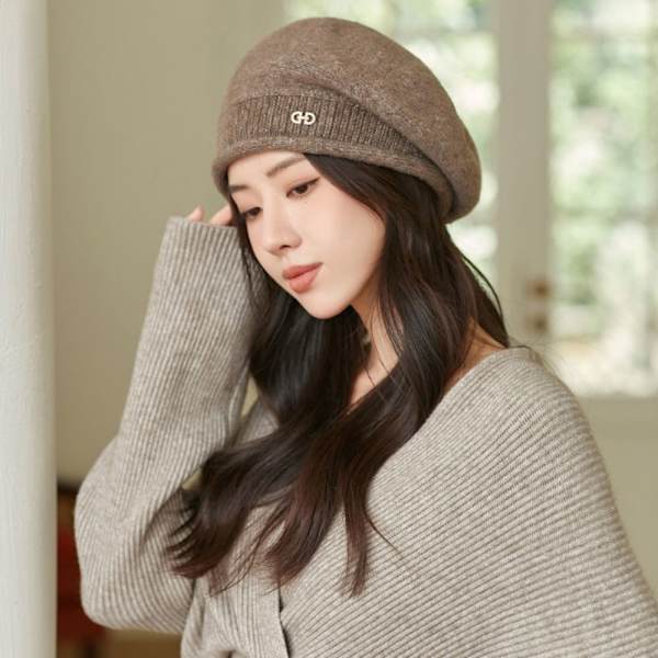 Beretlue Beanie for Kvinner KAFFE coffee