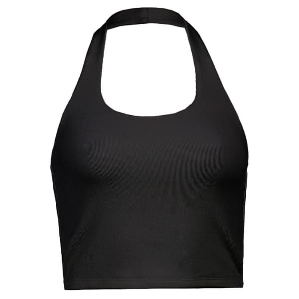 Rygløse Tanktoppe Croptop SORT M black M