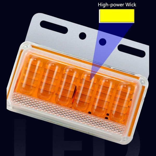Sivuvalot Ulkoiset valot KELTAINEN 12V 12V Yellow 12V-12V
