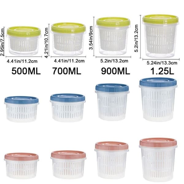 Friskholdningsboks Opbevaringsboks BLÅ 700ML Blue 700ml