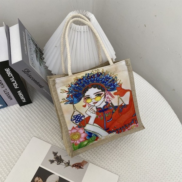 Lin Tote Bag Wrinkle Handbag 2 2 2