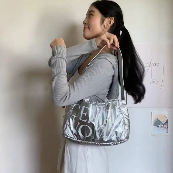 Skuldertasker Semi Dumpling Tasker SØLV silver