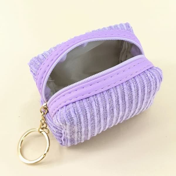 Myntbörs Hörlursförvaring LILA Purple