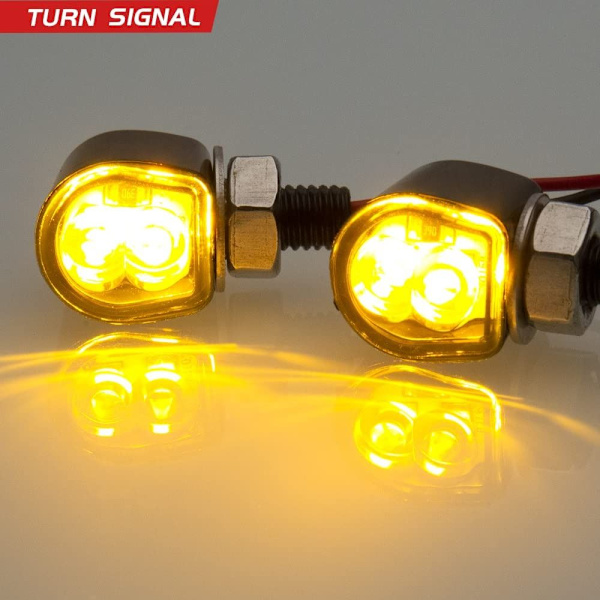1 par universal blinkers Motorcykel blinkers STIL 1 Style 1