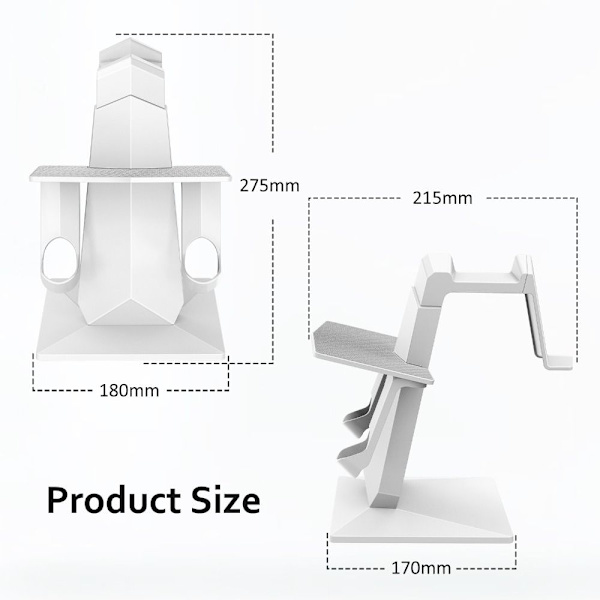 VR Stand Holder Stabil brakett Vertikal Display Dock Station White