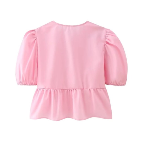 Bouse Shirt Naisten toppi PINK L Pink L