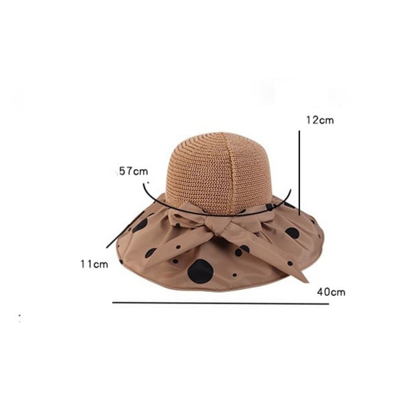 Sommersolbøttehatter Solhatt BEIGE beige