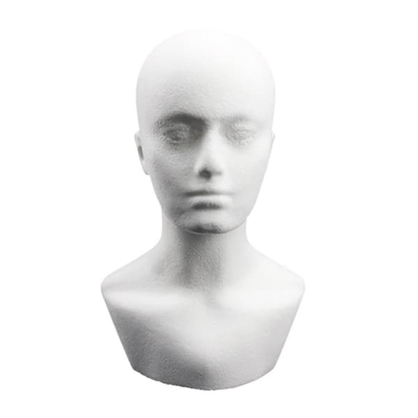 Miesten pään malli, harmaa Grey