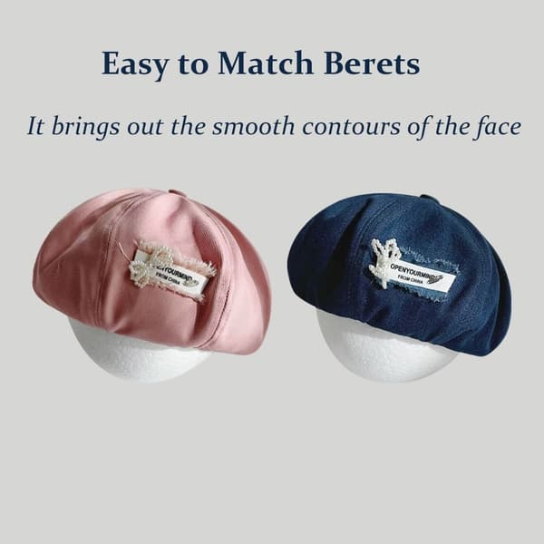 Baretti Denim-hattu PINKKI YKSI KOKO Pink One Size