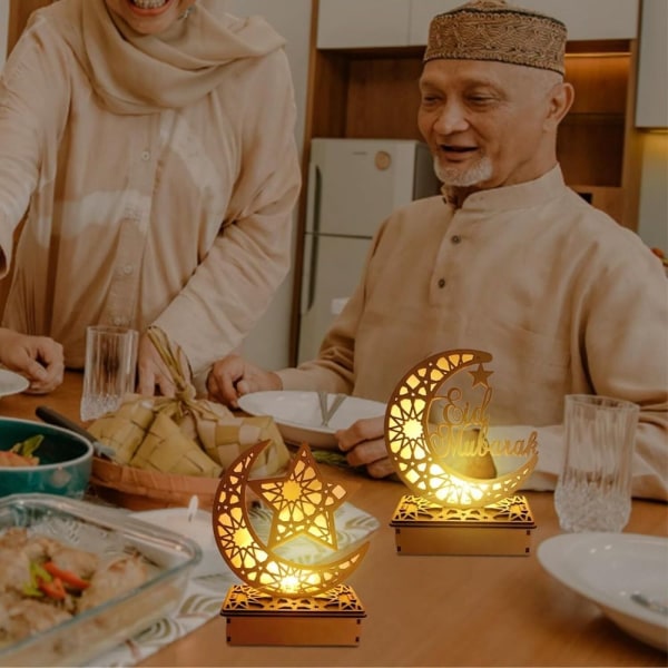 Eid Mubarak-pynt Ramadan-dekorasjon A A