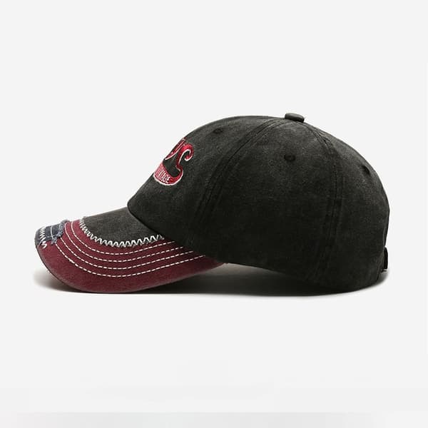 NYS Broderi Baseballkepsar Slitna Bleka Hattar GRÅ grey