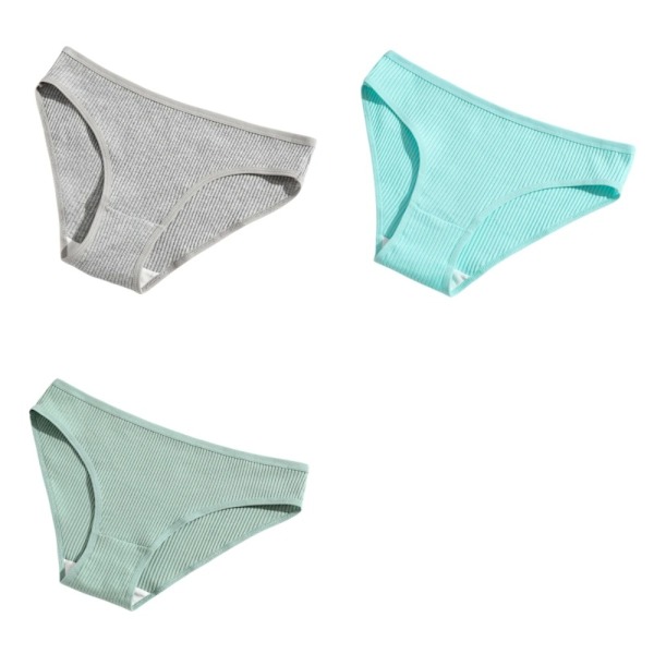 Sömlösa trosor Bomullshorts GRÅ M Grey M