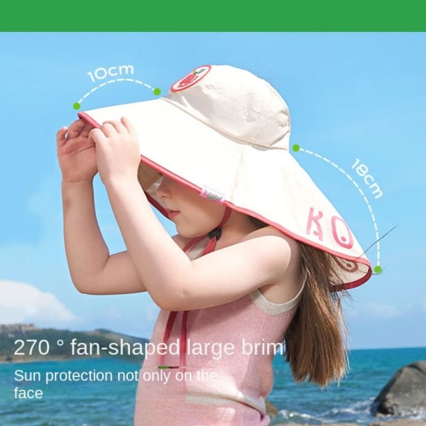 Lasten aurinkosuojahattu UV-suoja PINK pink