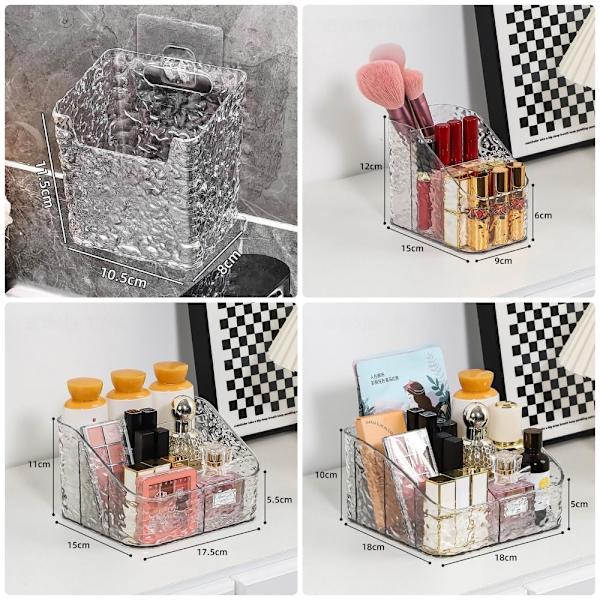 1 Stk Kosmetik Opbevaringsboks Desktop Opbevaring Case Rack 1 GRID 1 1 Grid