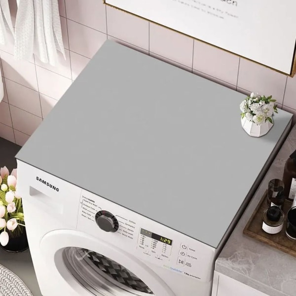 Vaskemaskine Betræk Badeværelsesmåtte GRÅ 40X60CM Grey 40x60cm