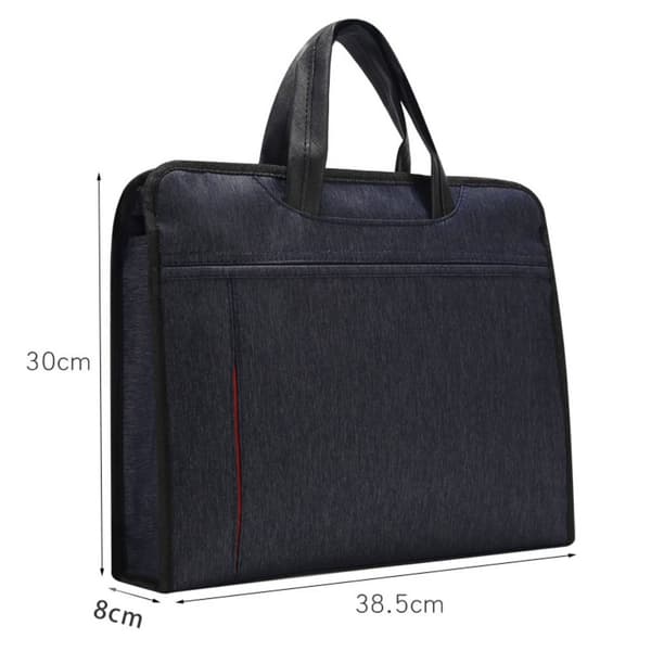Håndholdt Dokumentmappe Business Taske SORT black