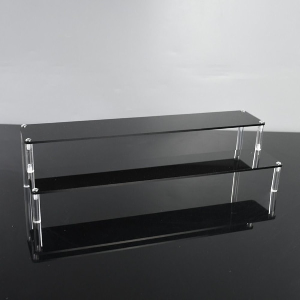 Akryl Display Stand Figur Hylle 40X8CMTOLAGS TOLAGS 40X8CMTwo-layer