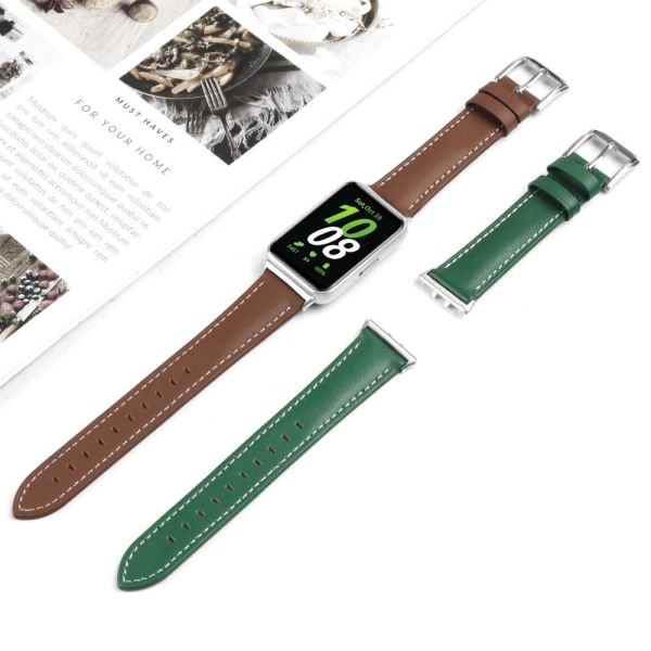 Watch i läder VIT White