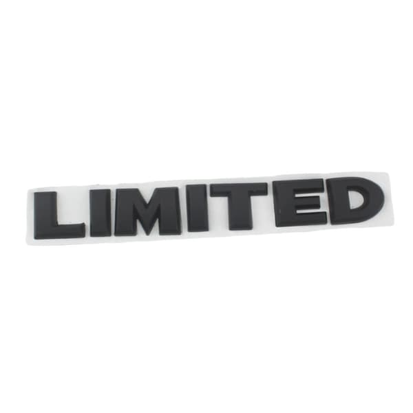2 kpl Limited-embleemit ABS-autotarrat