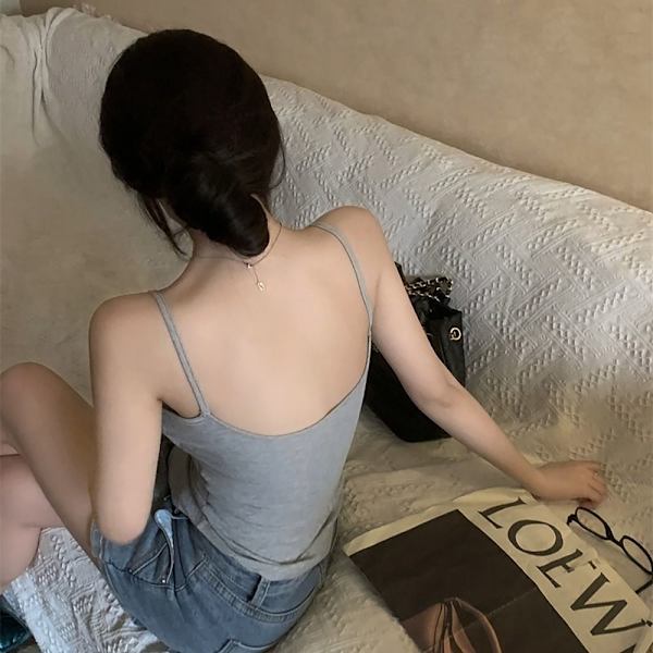 Strappy Tank Topit Hottie Sling VAALEANHARMAA light grey