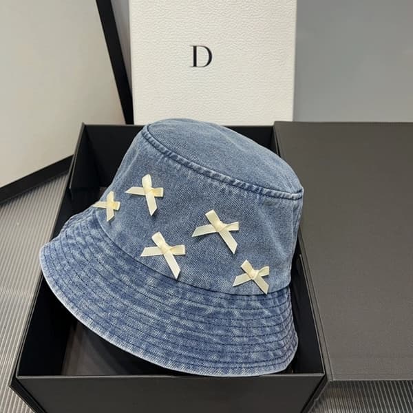 Bow Knot Hat Spand Hat BLÅ Blue