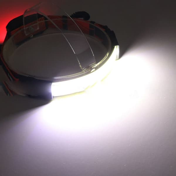 COB LED Hodelykt Blendingsflomlys USB Oppladbar