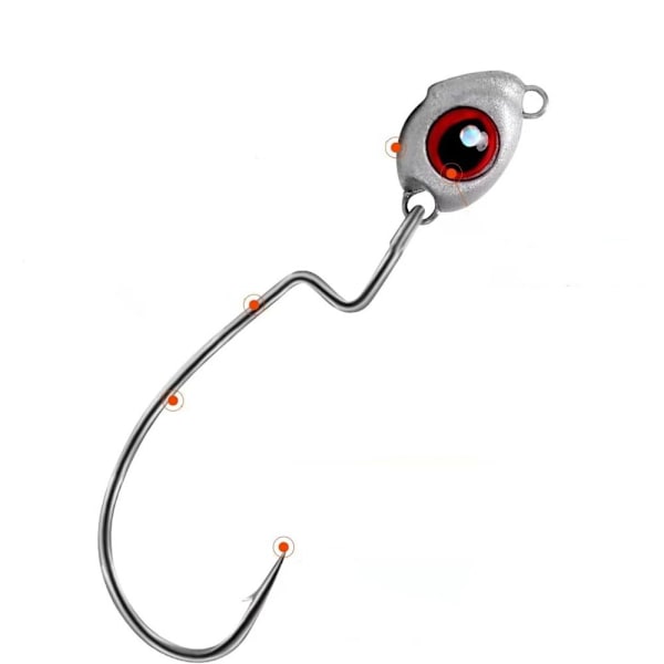 Sharp Fishing Jig Krokar Stark Fiskkrok 5G2 2 5g2