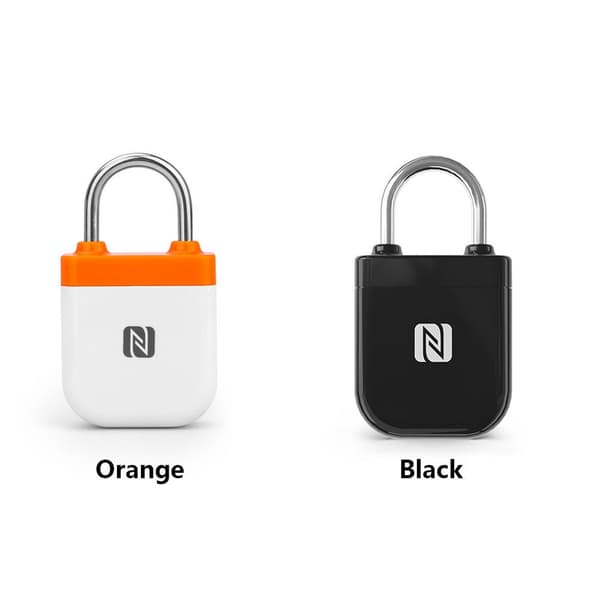 NFC Smart Hänglås Kort Dörr Hänglås SVART Black