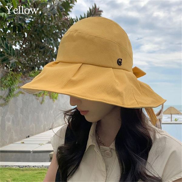 Solhatt Solbeskyttelseslue GUL yellow