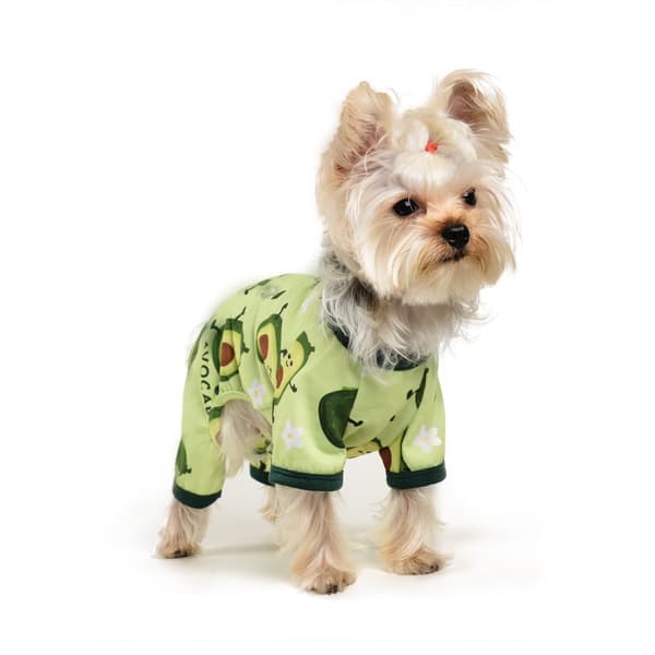 Avocado Print Kæledyrstøj Hundehættetrøjer Jumpsuit