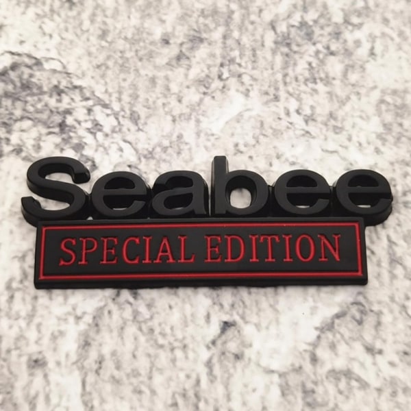 2 kpl Seabee Edition Emblem 3D Metal Car Decals Automerkkitarra